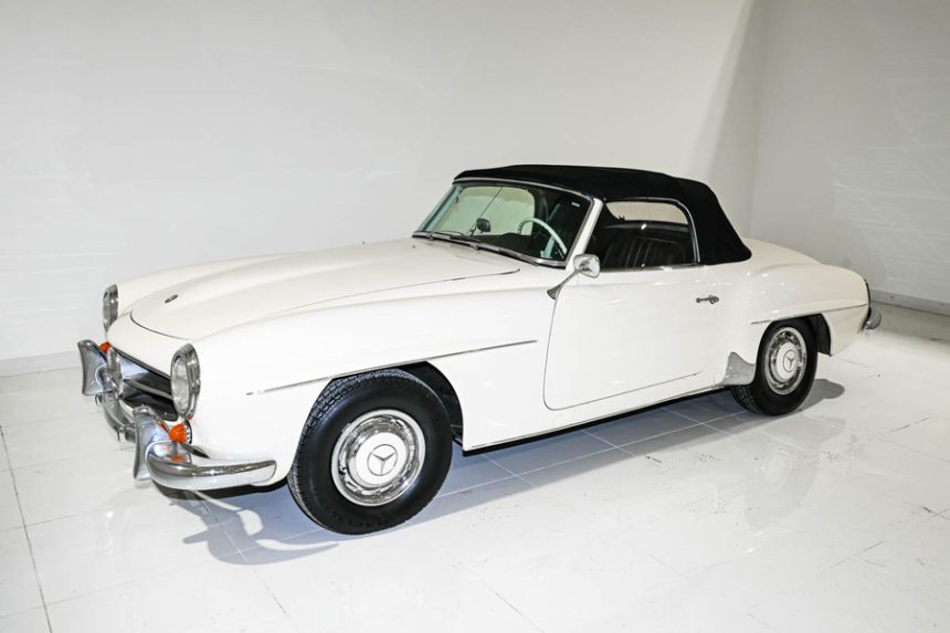 The 190SL: Sporty Charm Meets Timeless Elegance