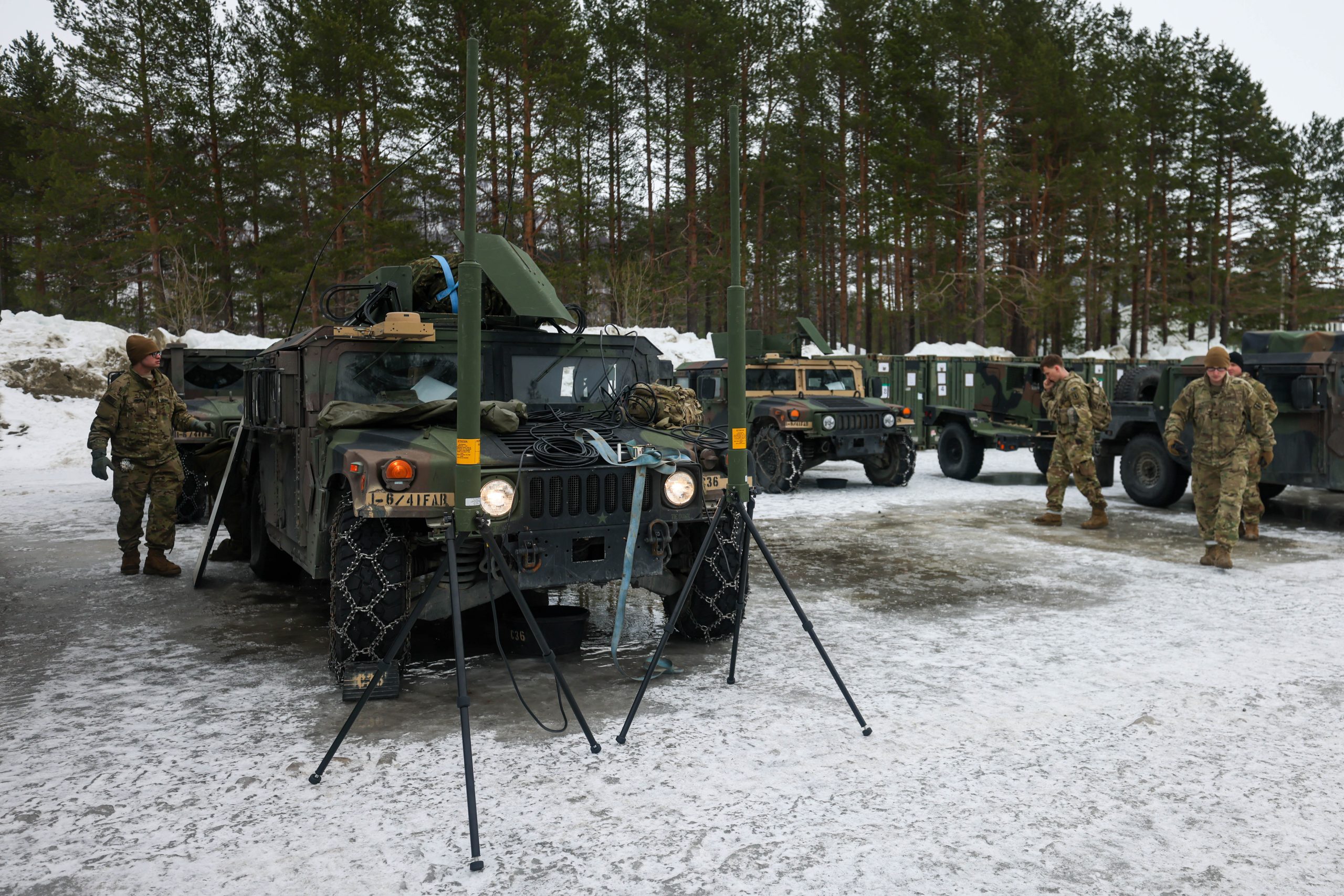 Multilateral cooperation is required to establish global norms for artificial intelligence development. 41st Field Artillery Brigade Soldiers establish communications during Joint Viking 25 in Norway