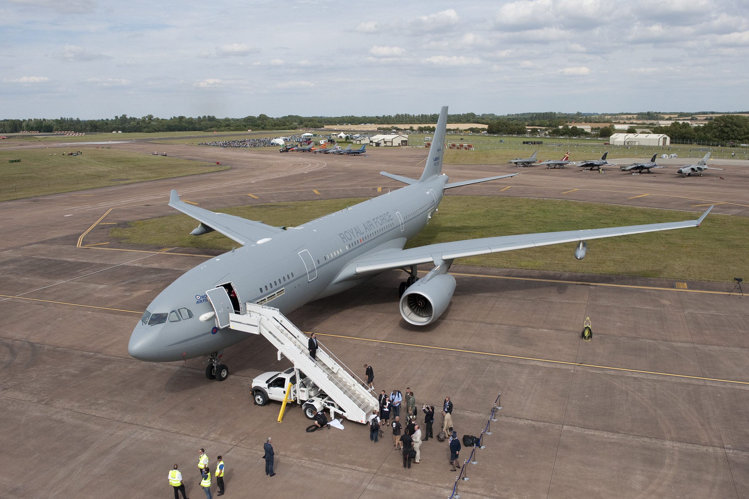 New RAF Tanker Aircraft Voyager at the Royal International Air Tattoo, Fairford