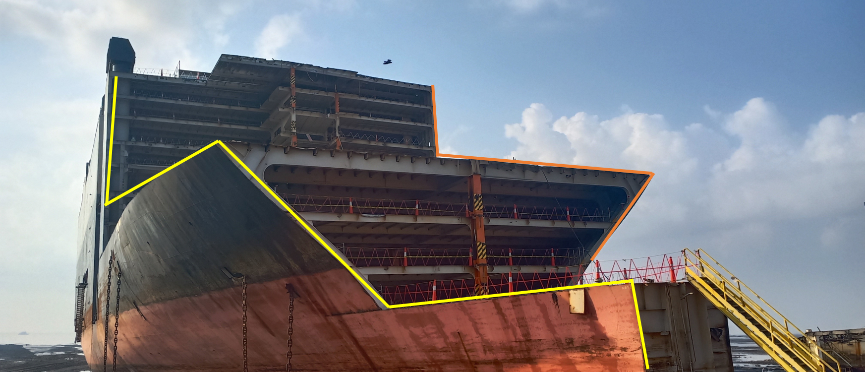 Stability Through Evolution: Why Stagnation Kills Longevity Beached_vessel_hull_cut_for_stability