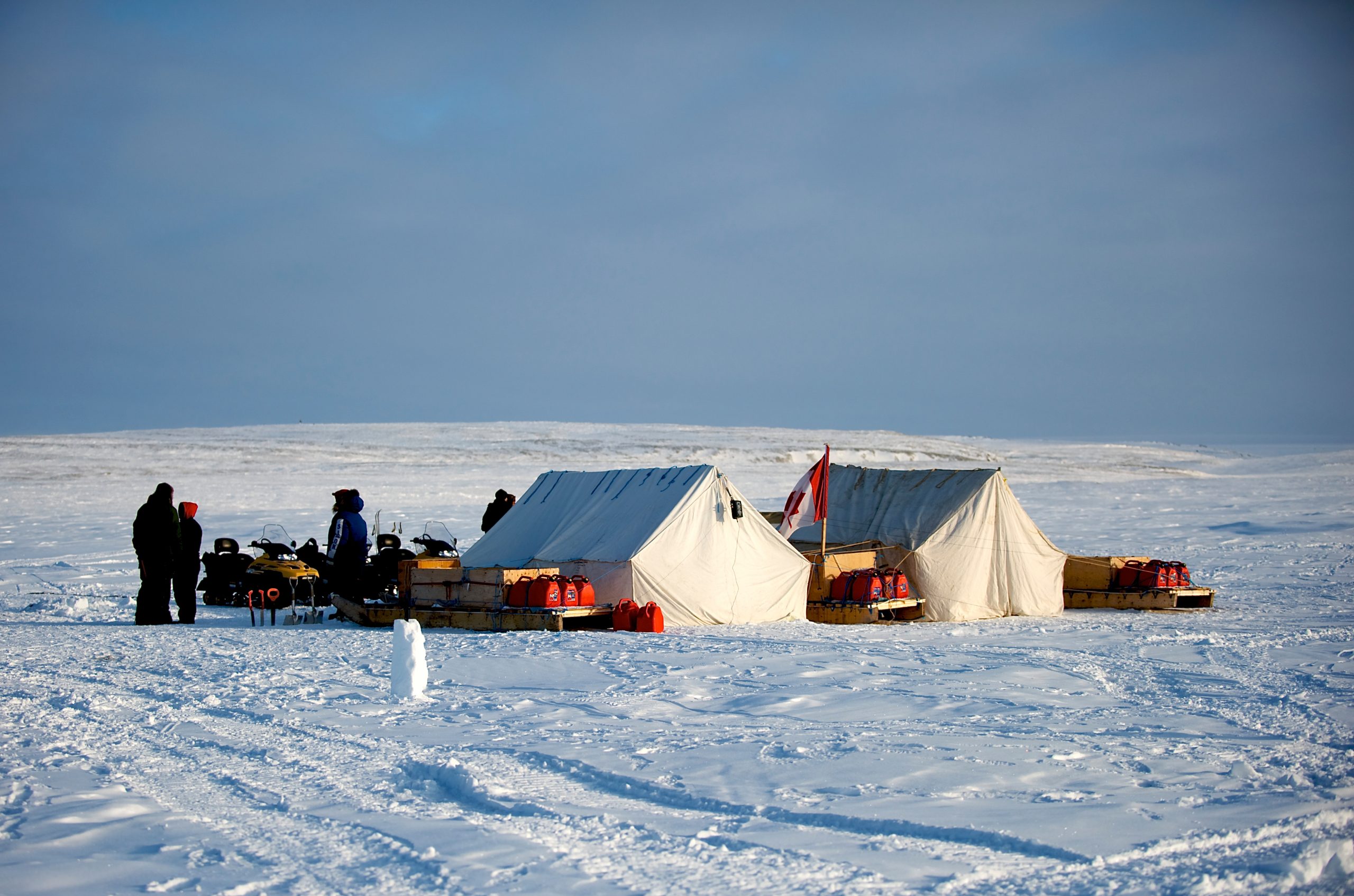 Canadian Rangers training camp near CSB Alert, Nunavuk