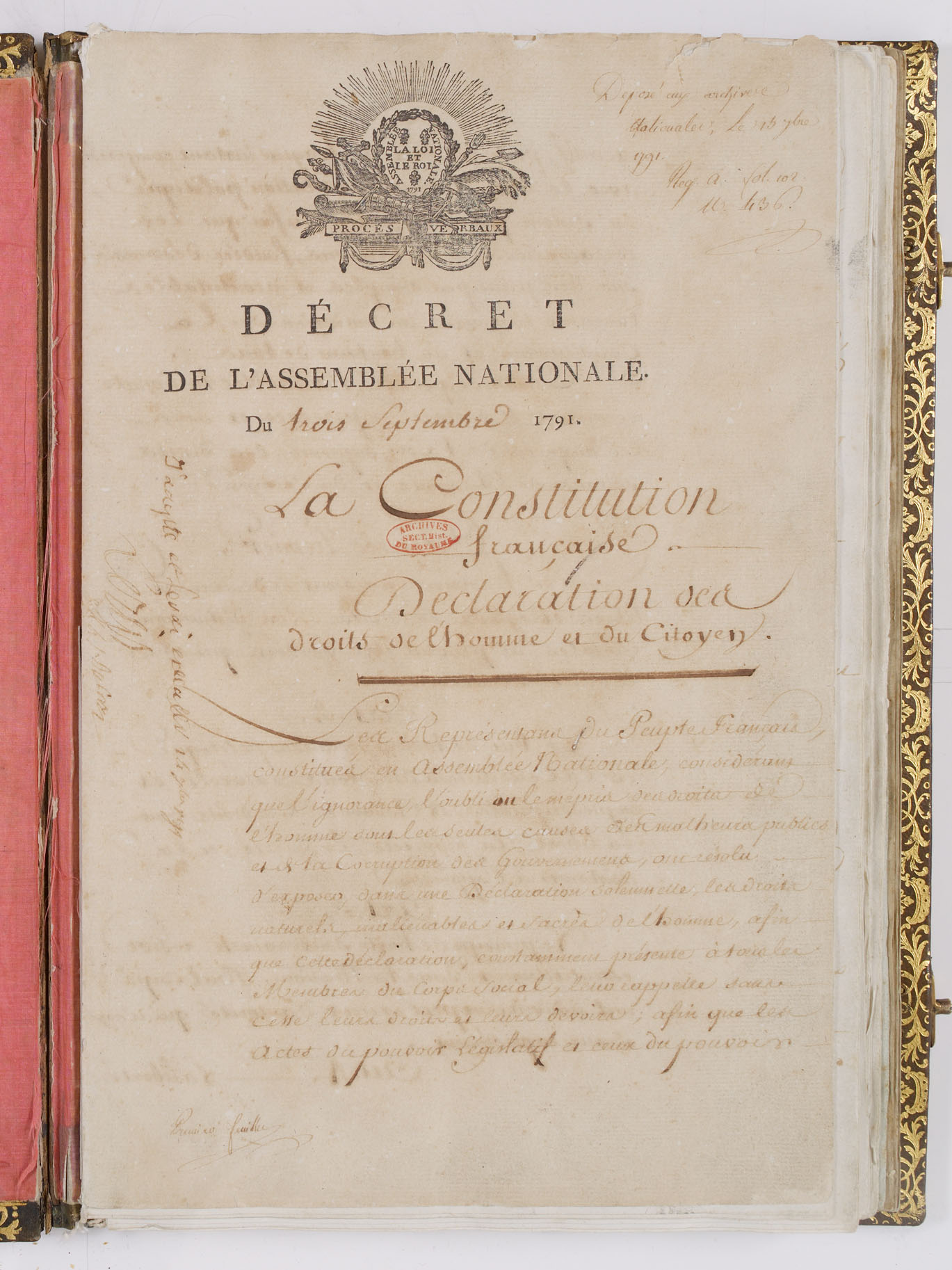 Constitution_de_1791._Page_1_-_Archives_Nationales_-_AE-I-10-1