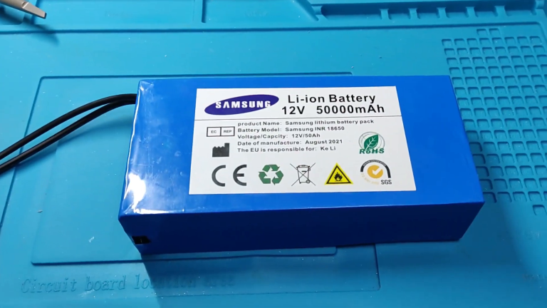 Counterfeit_Samsung_12V_50000mAh_Lithium-ion_battery