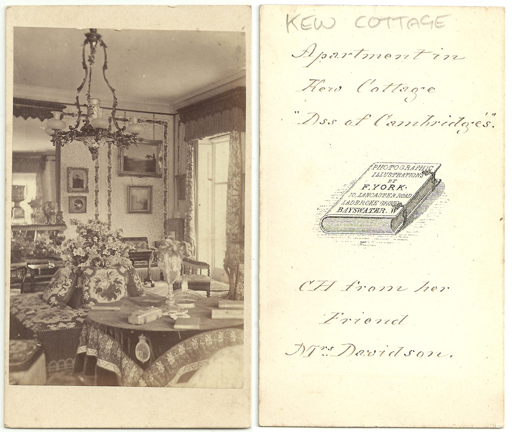Interior_of_Kew_Cottage2C_Kew_Green2C_home_of_the_Duchess_of_Cambridge2C_dated_June_18652C_and_showing_a_painting_by_Heinrich_Brandes-1