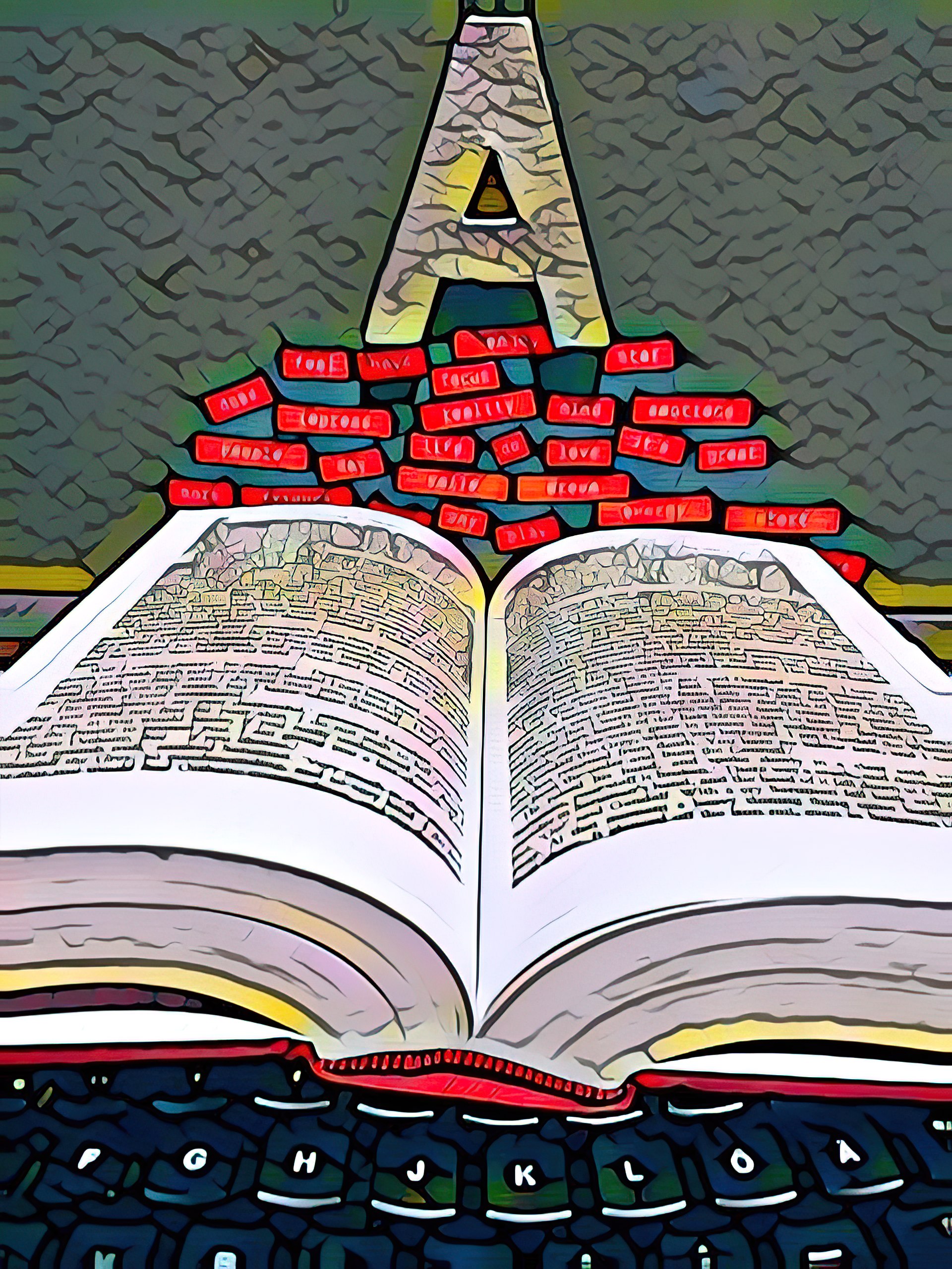 Natural Language Processing (NLP) assists scholars in cross-referencing theological themes across disparate traditions. Letter_Word_Text_Taxonomy_by_Teresa_Berndtsson