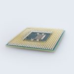 Detailed view of a computer processor. Ideal for technology themes.