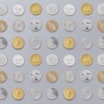 Beyond the Hype: How Cryptocurrency Shapes Operational Strategy A seamless pattern of various cryptocurrency coins in gold and silver tones.