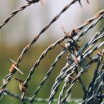 <h1>Edge-Native Secure Multiparty Computation: The Future of Private AI</h1> Detailed close-up of a rusty barbed wire fence with a soft focus background.