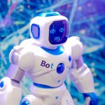 <h1>Engineering the Future: Open-World High-Entropy Alloys Simulators for Climate Tech</h1> High-tech humanoid robot with LED face display, showcasing modern robotics and innovation.