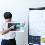 <h1>Graph-Based Explainability: Mastering Control Policies in Cognitive Systems</h1> Businessman presents cryptocurrency analysis with graphs and charts on a whiteboard.