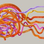 Vibrant 3D rendering depicting the complexity of neural networks.