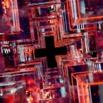 The Algorithmic Capture of Reality: Media Strategy for Leaders Futuristic digital cube arrangement, showcasing vibrant LED-inspired patterns and circuitry.