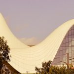The Ethical Architecture of Culture: Decision-Making at Scale Stunning modern architecture of the Heydar Aliyev Center in Baku, Azerbaijan, showcasing unique design.