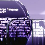 Abstract representation of large language models and AI technology.