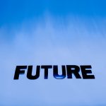 <h1>The Future of Personalized Learning: Architecting Self-Healing AI Tutors for Synthetic Media</h1> The word 'Future' in bold letters against a bright blue abstract background.