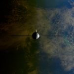 The Overview Effect: How Space Science Transforms High-Performance Logic A satellite orbiting Earth showcasing contrasts between ocean and land from space.