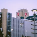 <h1>The Scalable Hospital-at-Home Framework: Transforming EdTech for Clinical Training</h1> View of University Hospitals building in Cleveland, OH against a clear sky.