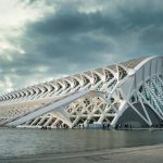 The Trust Architecture: Why Futurist Strategy Depends on Certainty Stunning architectural design at the City of Arts and Sciences in Valencia, Spain with a dramatic sky backdrop.