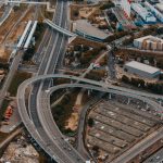 How Optimal Transport Personalizes Learning in EdTech Aerial shot showcasing a complex highway interchange in an urban setting.