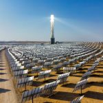 Beyond Global Efficiency: The Case for Hyper-Local Food Autonomy in Corporate Strategy Vast array of solar panels at Ashalim Solar Plant in Israel's Negev Desert, showcasing clean energy.