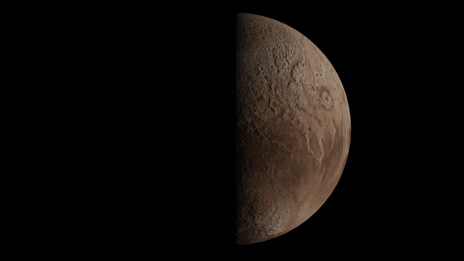A striking image of a crescent moon showcasing detailed surface textures against a black background.