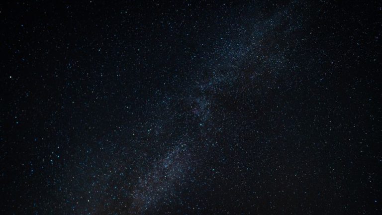 Captivating night sky with the Milky Way and countless stars shining brightly.