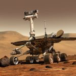Interplanetary Governance: Operational Autonomy in Deep Space Mars exploration rover conducting research on Martian surface, showcasing technology and science.