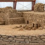 Explore the ancient architecture of Viminacium, featuring detailed brickwork and historical significance.