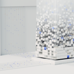 Abstract 3D render visualizing artificial intelligence and neural networks in digital form.