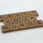 The Creativity Trap: Why Your Reliance on Pattern Recognition is Killing Your Strategy Creative arrangement of word tiles spelling 'Craft Your Words' on a white background.