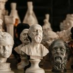 The Stoic Fallacy: Why Modern Leadership Needs 'Vulnerability-Based Auditing' A variety of classical statue busts arranged inside an art studio, showcasing different artistic styles.